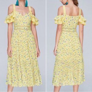 NWT Yellow Floral Dress
